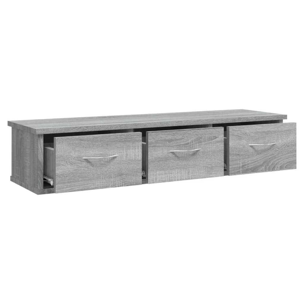 Wall Cabinet | Grey sonoma | Engineered wood | Medium | Wall Cabinet