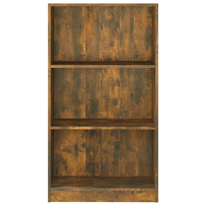 815087 vidaXL Book Cabinet Smoked Oak 60x24x109 cm Engineered Wood