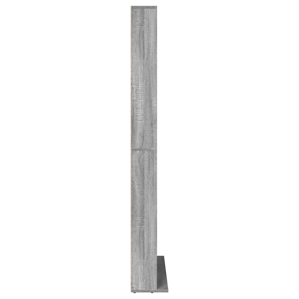 CD Cabinet Grey Sonoma 102x23x177.5 cm Engineered Wood