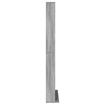 CD Cabinet Grey Sonoma 102x23x177.5 cm Engineered Wood