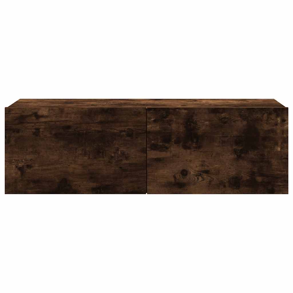 TV Wall Cabinet | Smoked Oak | Engineered Wood | Standard