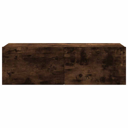 TV Wall Cabinet | Smoked Oak | Engineered Wood | Standard