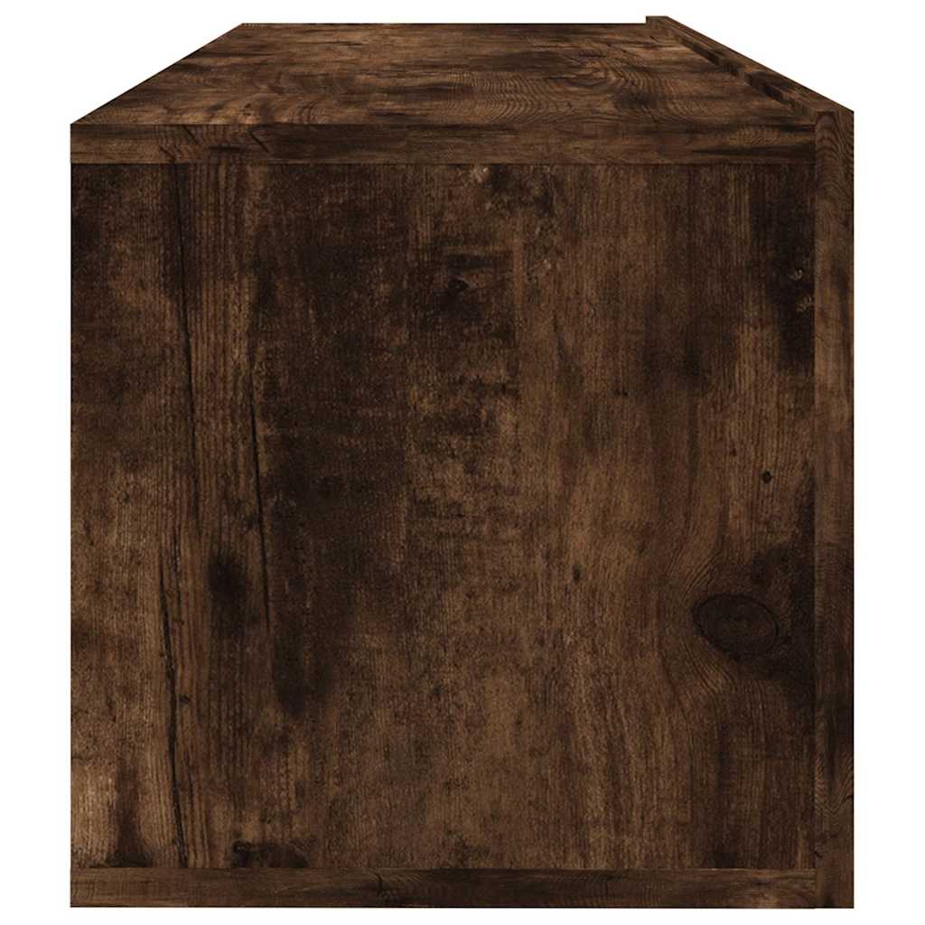 TV Wall Cabinet | Smoked Oak | Engineered Wood | Standard