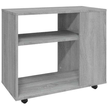 815106 vidaXL Side Table Grey Sonoma 70x35x55 cm Engineered Wood