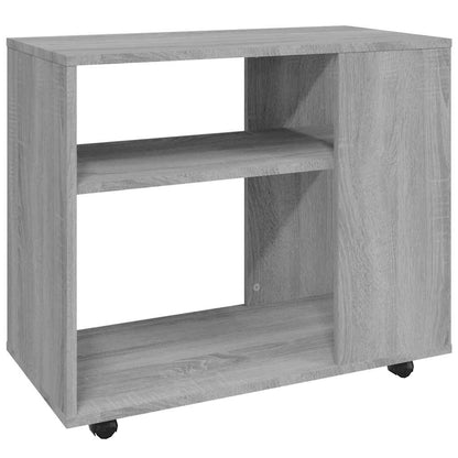 Side Table Grey Sonoma 70x35x60.5 cm Engineered Wood