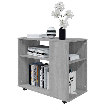 Side Table Grey Sonoma 70x35x60.5 cm Engineered Wood