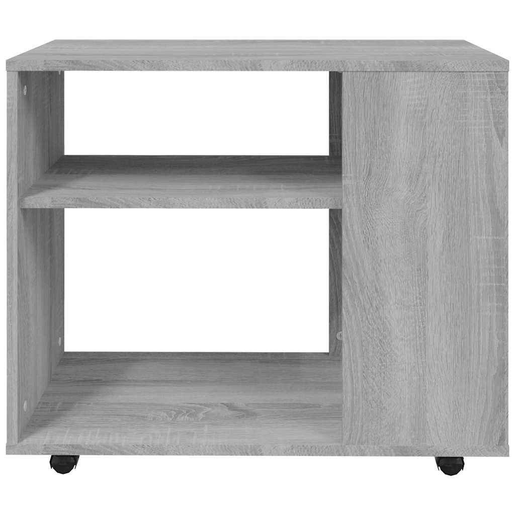 Side Table Grey Sonoma 70x35x60.5 cm Engineered Wood