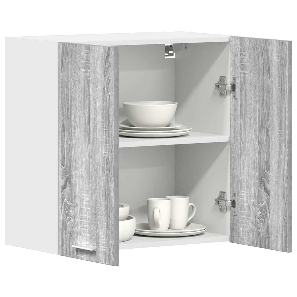 815112 vidaXL Hanging Cabinet "Lyon" Grey Sonoma 60x31x60 cm Engineered Wood
