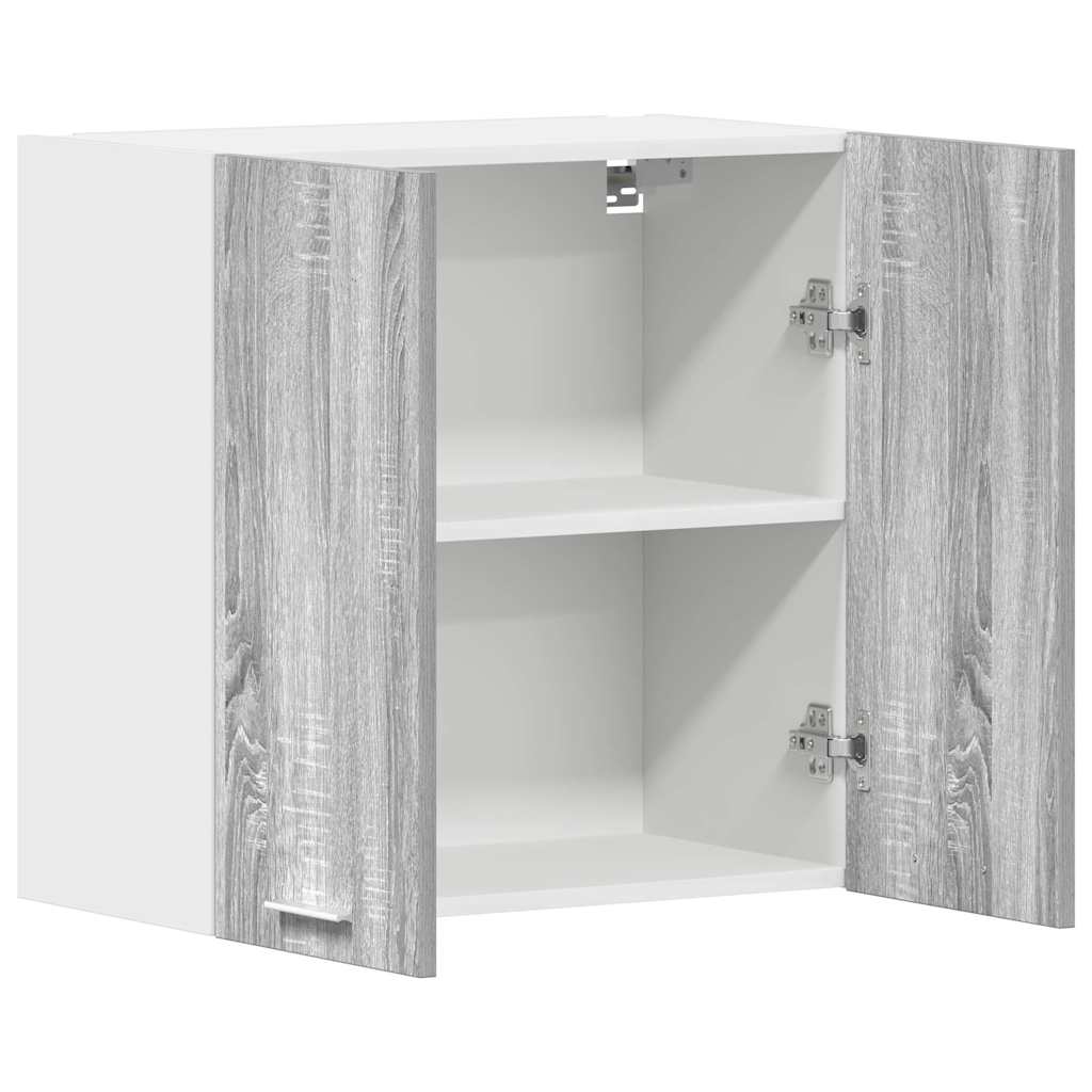 815112 vidaXL Hanging Cabinet "Lyon" Grey Sonoma 60x31x60 cm Engineered Wood