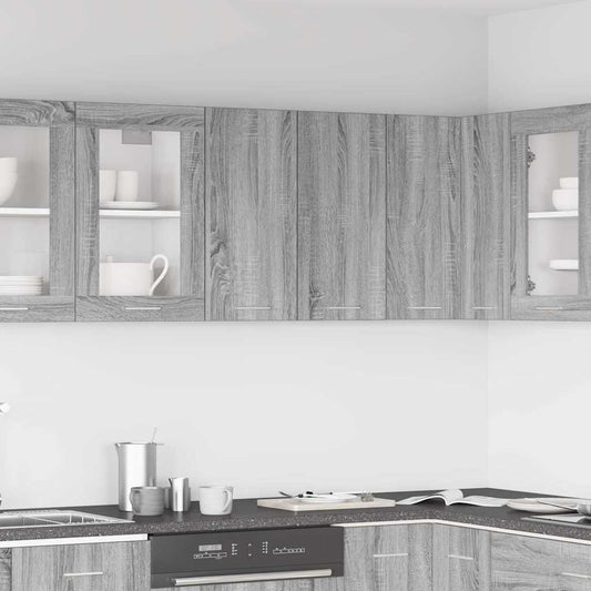 815112 vidaXL Hanging Cabinet "Lyon" Grey Sonoma 60x31x60 cm Engineered Wood