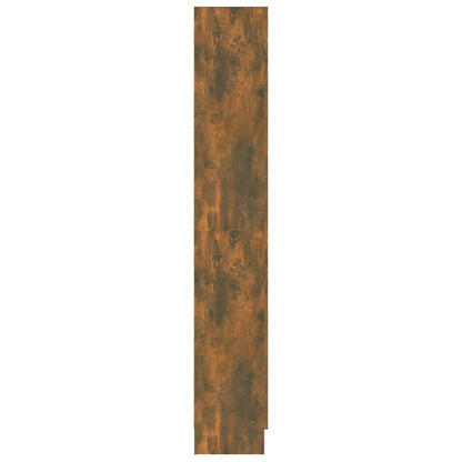 Book Cabinet Smoked Oak 82.5x30.5x185.5 cm Engineered Wood