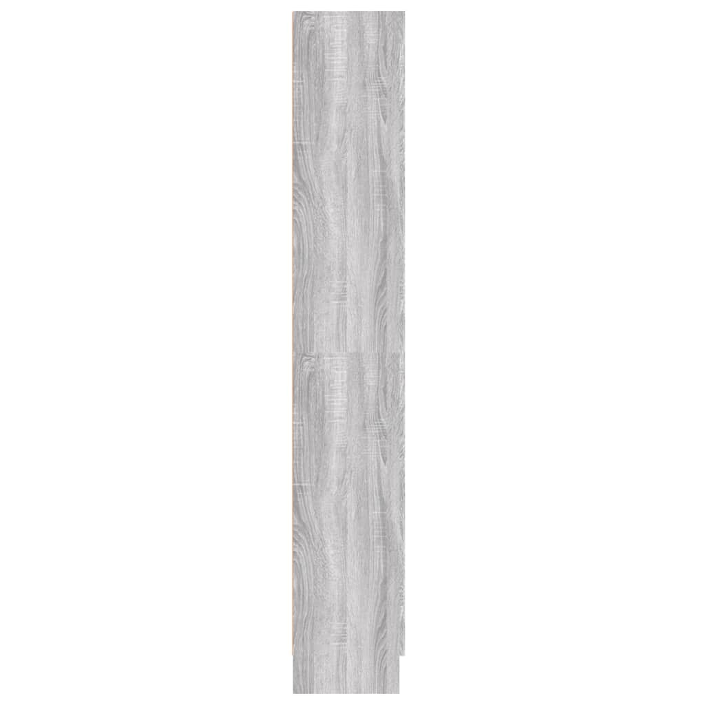 Book Cabinet Grey Sonoma 82.5x30.5x185.5 cm Engineered Wood