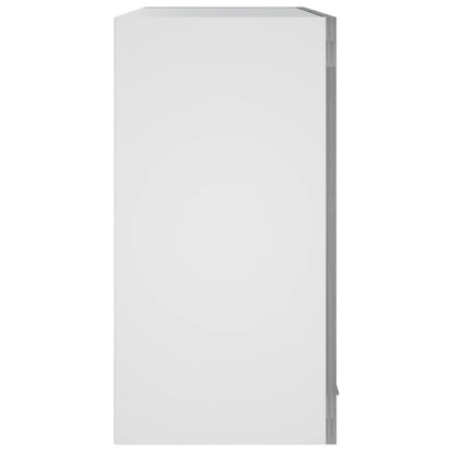 Hanging Glass Cabinet Lyon Grey Sonoma 60x31x60 cm Engineered Wood