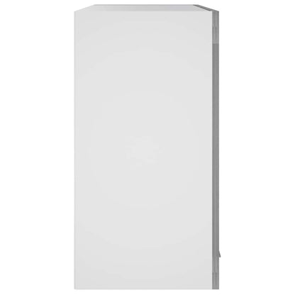 Hanging Glass Cabinet "Lyon" Grey Sonoma 60x31x60 cm