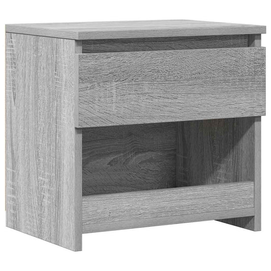 815131 vidaXL Bedside Cabinet Grey Sonoma 40x30x39 cm Engineered Wood