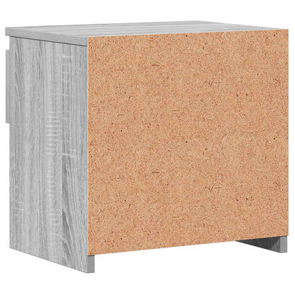 815132 vidaXL Bedside Cabinets 2 pcs Grey Sonoma 40x30x39 cm Engineered Wood