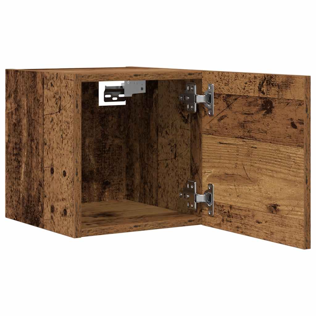 Wall Mounted TV Cabinet Smoked Oak 30.5x30x30 cm