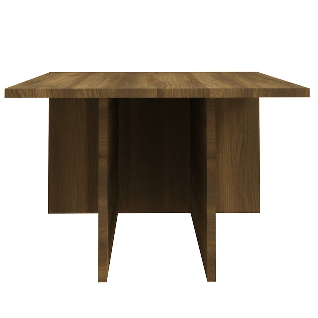 Coffee Table Brown Oak 111.5x50x33 cm Engineered Wood