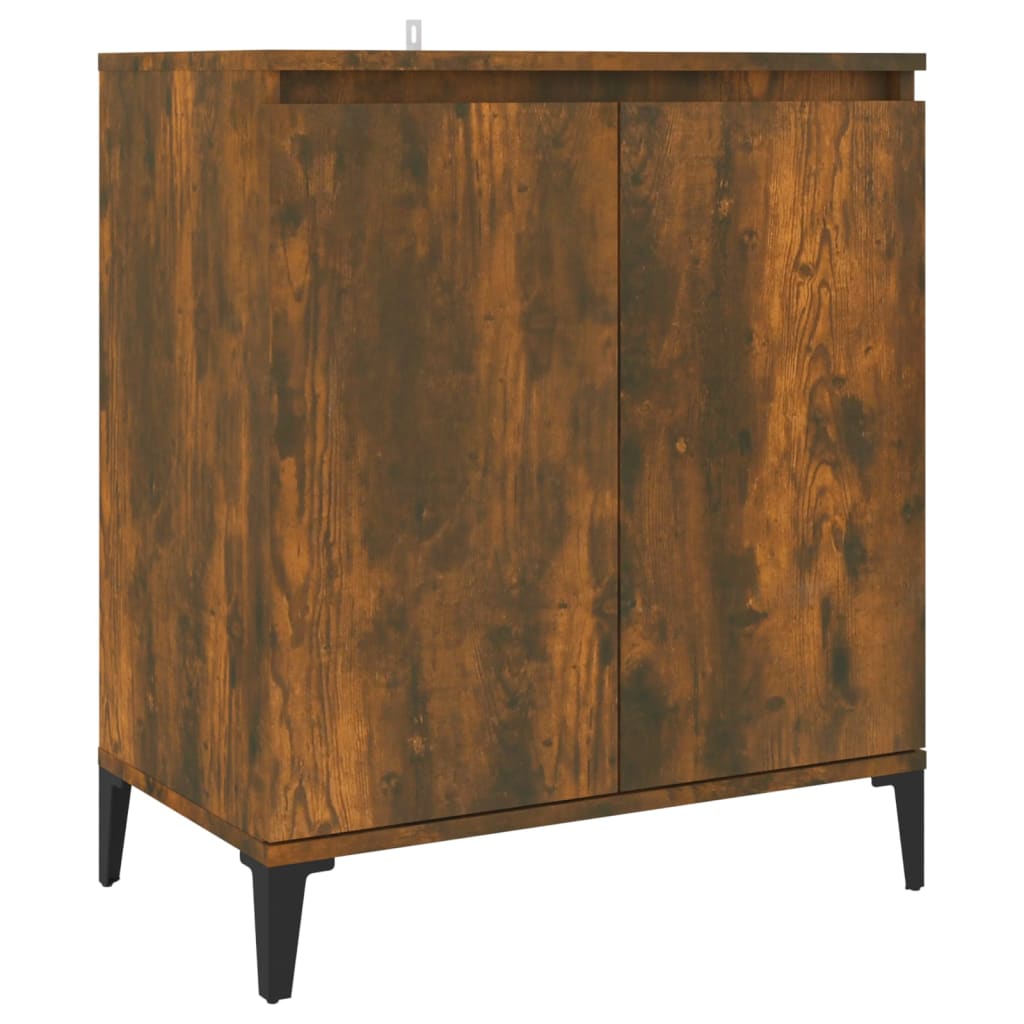 Sideboard Smoked Oak 60x35x70 cm Engineered Wood