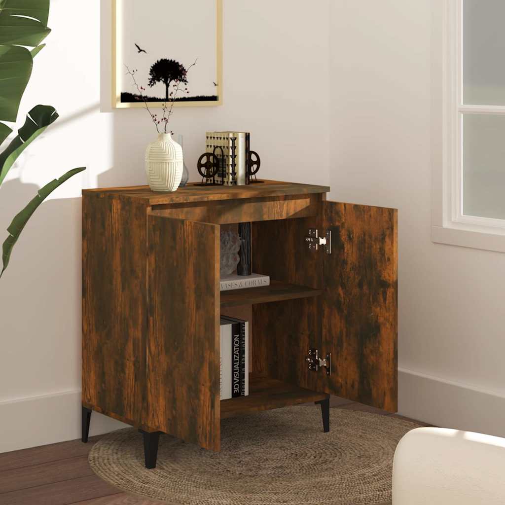 815159 vidaXL Sideboard Smoked Oak 60x35x70 cm Engineered Wood