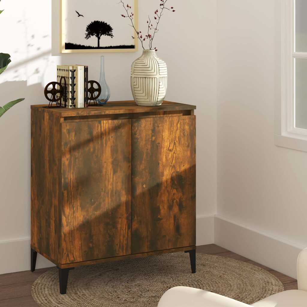 815159 vidaXL Sideboard Smoked Oak 60x35x70 cm Engineered Wood