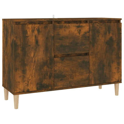 815162 vidaXL Sideboard Smoked Oak 101x35x70 cm Engineered Wood