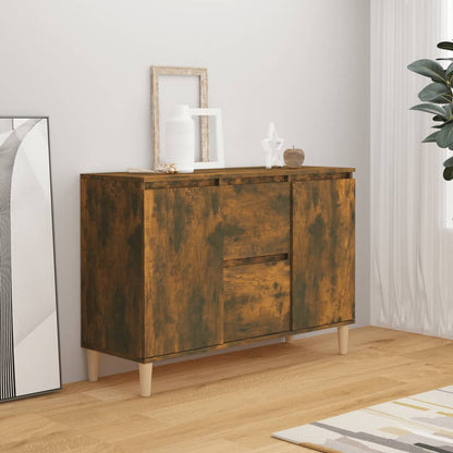 Sideboard Smoked Oak 103.5x35x70 cm Engineered Wood