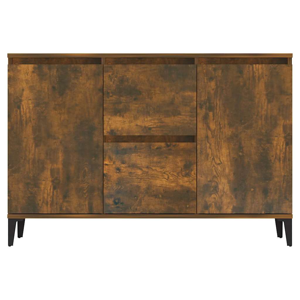 815165 vidaXL Sideboard Smoked Oak 102x35x70 cm Engineered Wood
