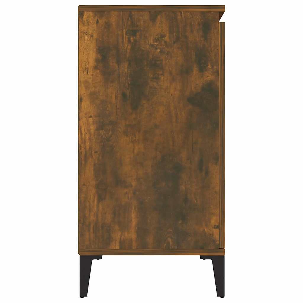 815165 vidaXL Sideboard Smoked Oak 102x35x70 cm Engineered Wood