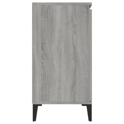 Sideboard Grey Sonoma 102x35x70 cm Engineered Wood
