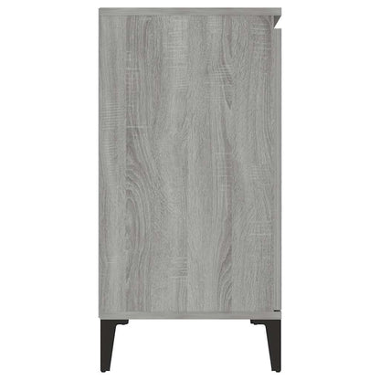 815166 vidaXL Sideboard Grey Sonoma 102x35x70 cm Engineered Wood