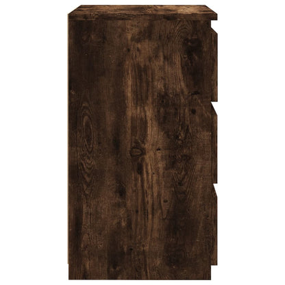 815171 vidaXL Bed Cabinet Smoked Oak 40x35x62,5 cm Engineered Wood