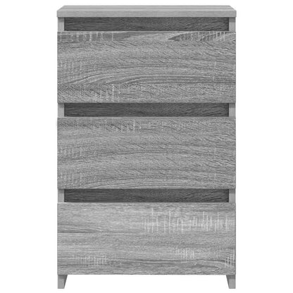 Bed Cabinets 2 pcs Grey Sonoma 40x35x62.5 cm Engineered Wood