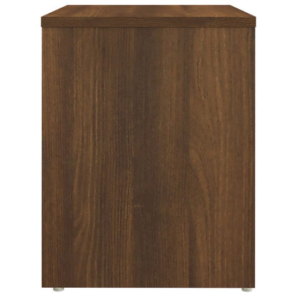 Bed Cabinets 2 pcs Brown Oak 40x30x40 cm Engineered Wood