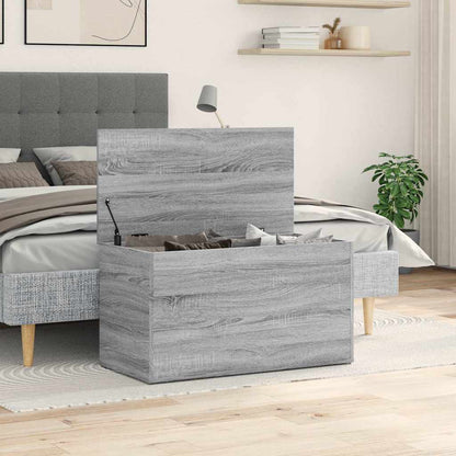 815193 vidaXL Storage Chest Grey Sonoma 84x42x46 cm Engineered Wood