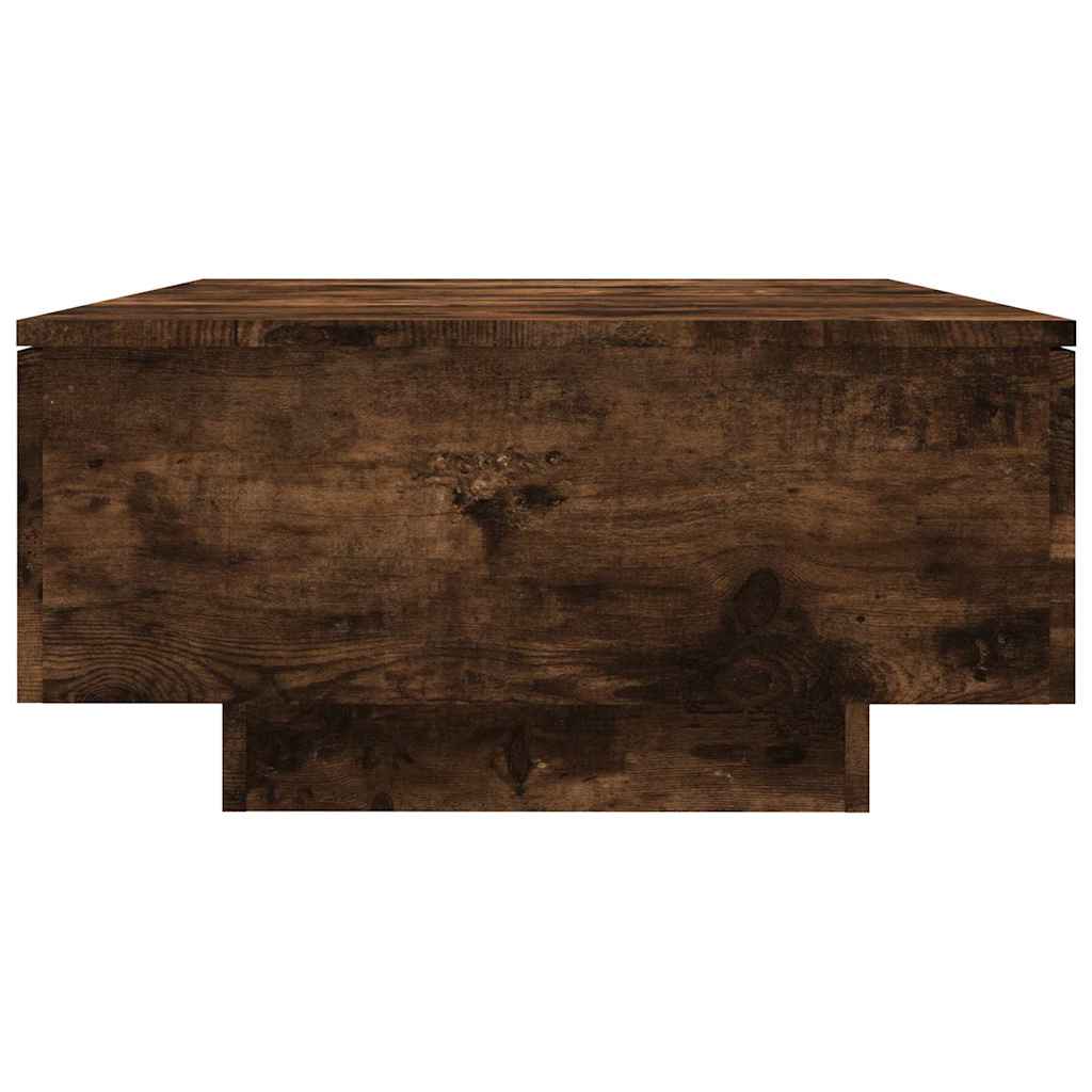 815195 vidaXL Coffee Table Smoked Oak 90x60x31 cm Engineered Wood