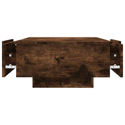 815195 vidaXL Coffee Table Smoked Oak 90x60x31 cm Engineered Wood