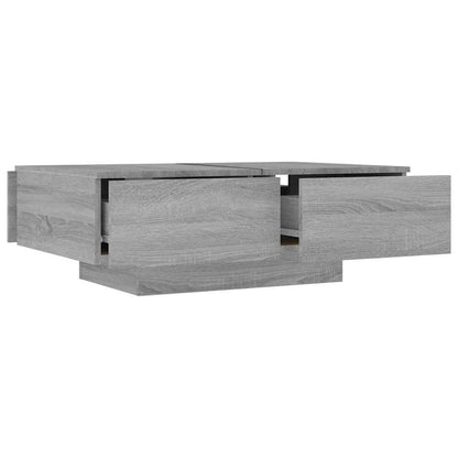 815196 vidaXL Coffee Table Grey Sonoma 90x60x31 cm Engineered Wood