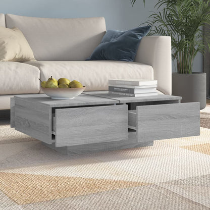 Coffee Table Grey Sonoma 90x60x31 cm Engineered Wood