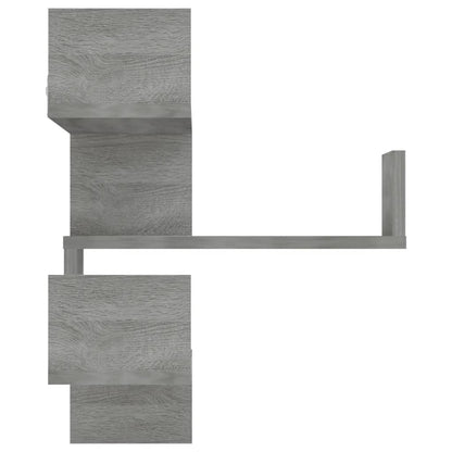 Wall Corner Shelf Grey Sonoma 40x40x50 cm Engineered Wood