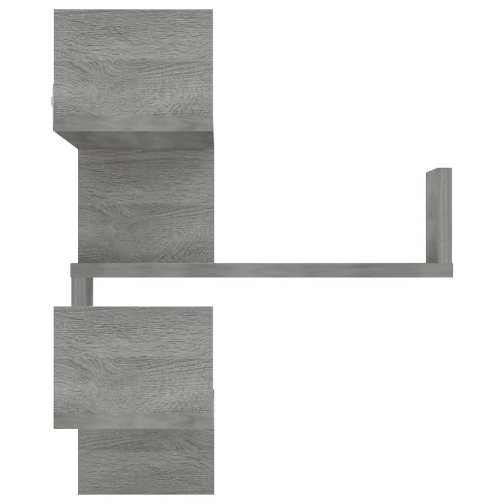 Wall corner shelves Wall-Mounted Grey Sonoma 40 x 40 x 49.5 cm