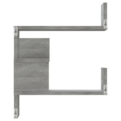 Wall corner shelves Wall-Mounted Grey Sonoma 40 x 40 x 49.5 cm