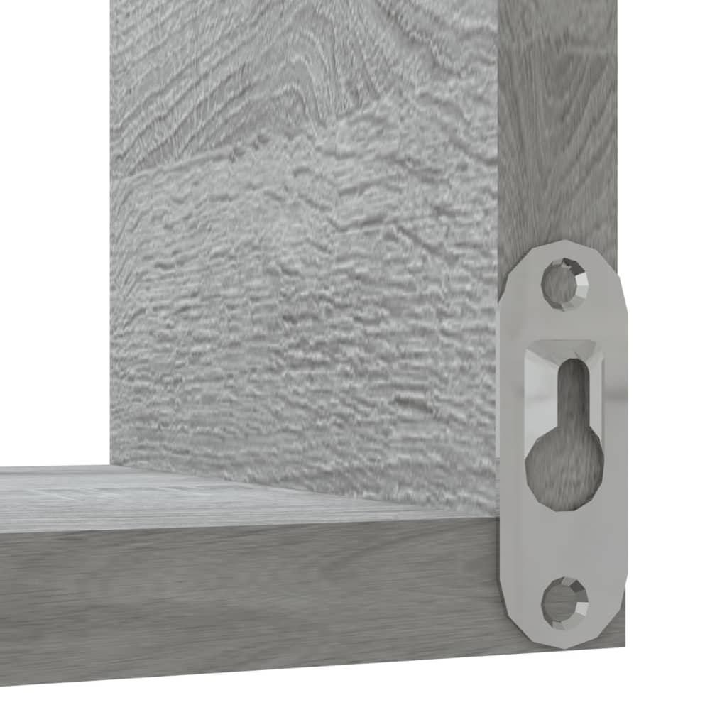 Wall corner shelves Wall-Mounted Grey Sonoma 40 x 40 x 49.5 cm