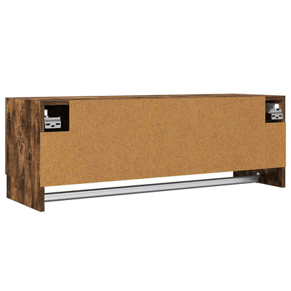 Wardrobe Smoked Oak 100x32.5x35 cm Engineered Wood