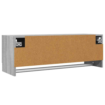 Wardrobe Grey Sonoma 100x32.5x35 cm Engineered Wood