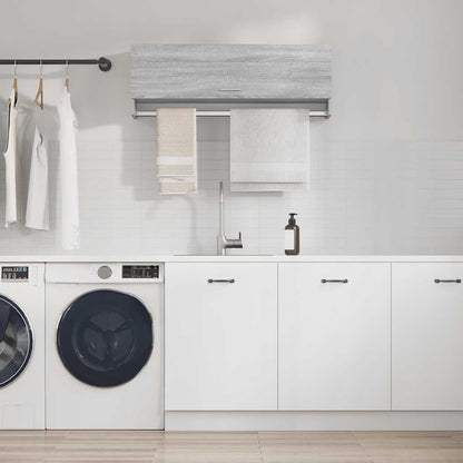 Wardrobe Grey Sonoma 100x32.5x35 cm Engineered Wood