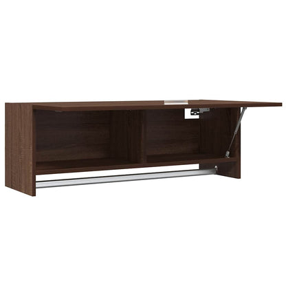 Wardrobe Brown Oak 100x32.5x35 cm Engineered Wood