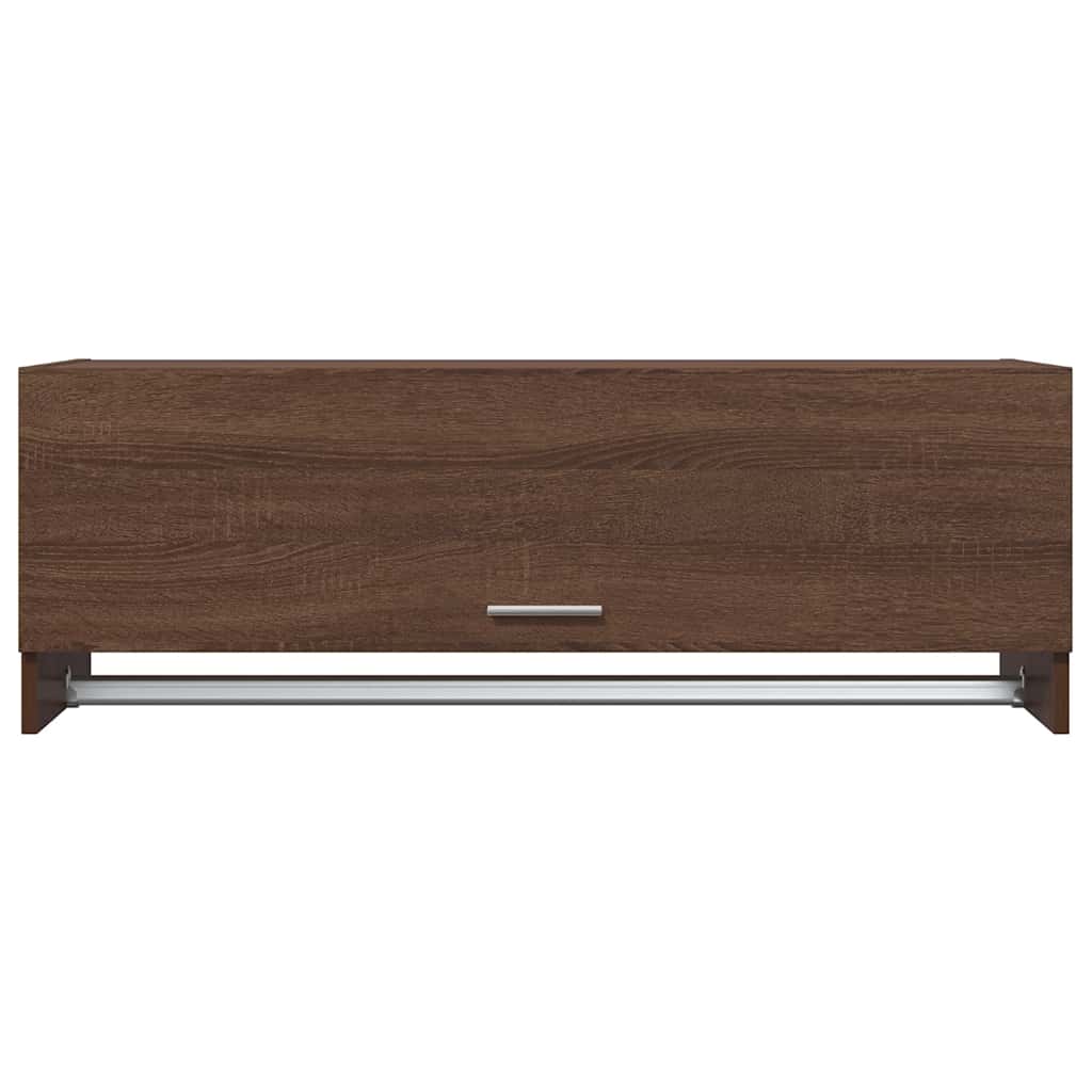 Wardrobe Brown Oak 100x32.5x35 cm Engineered Wood