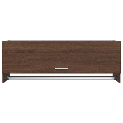 Wardrobe Brown Oak 100x32.5x35 cm Engineered Wood