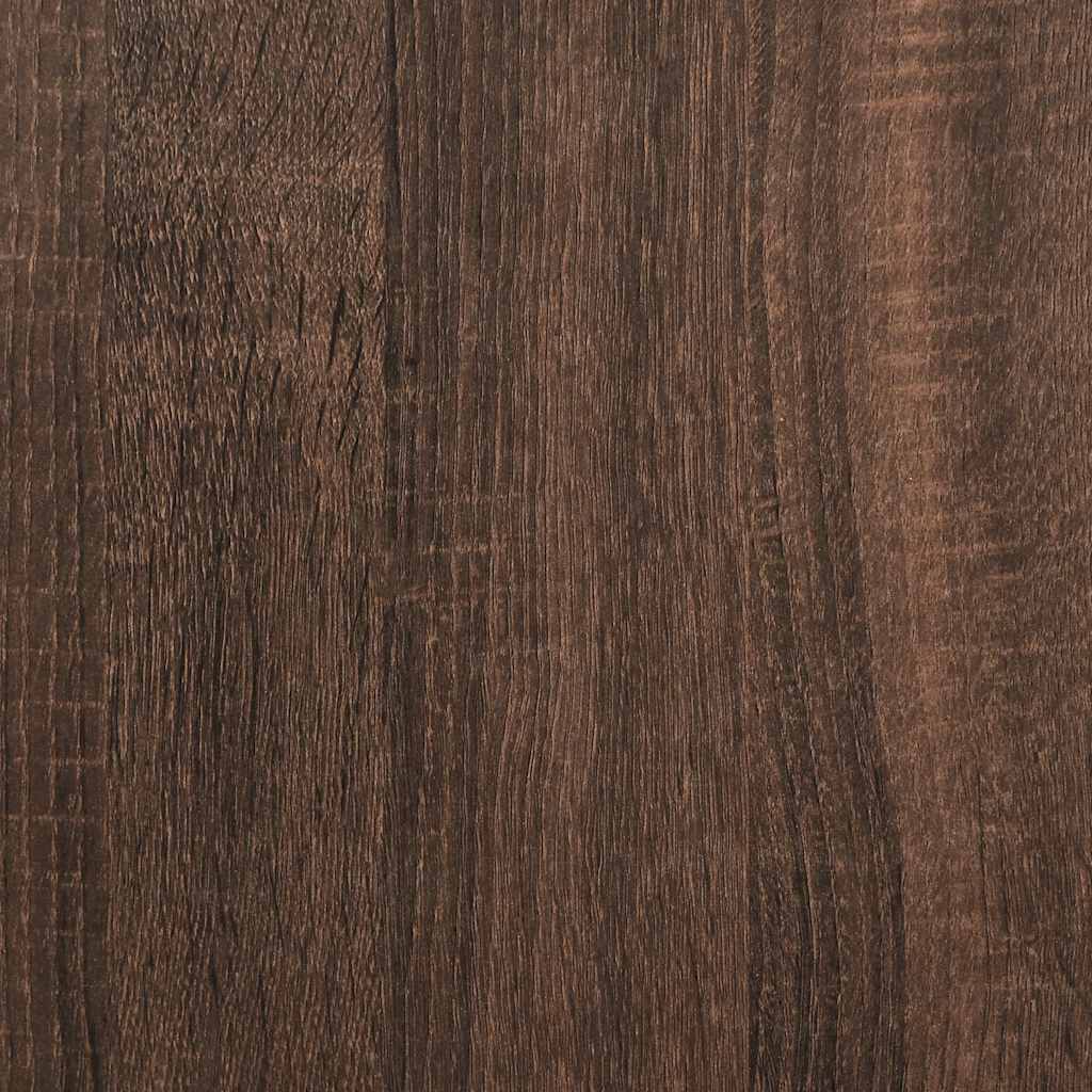 Nesting Tables 3 pcs Brown Oak Engineered Wood